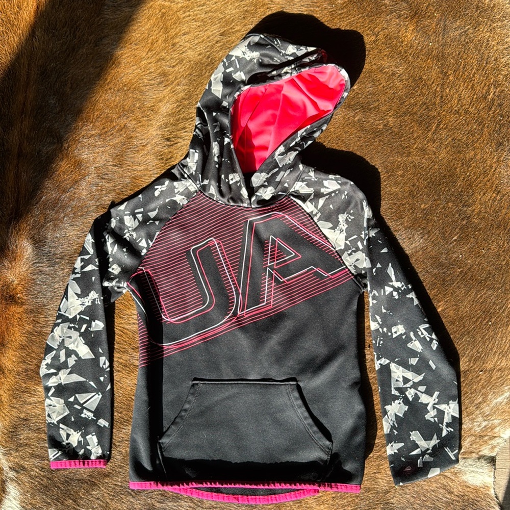 Under armour girls hoodie: size youth Small